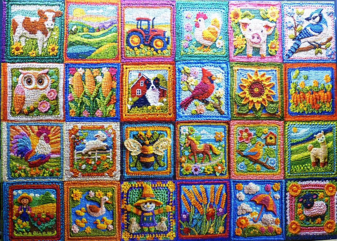 Country Life Crochet: A Puzzle Woven with Art and Memories — USA