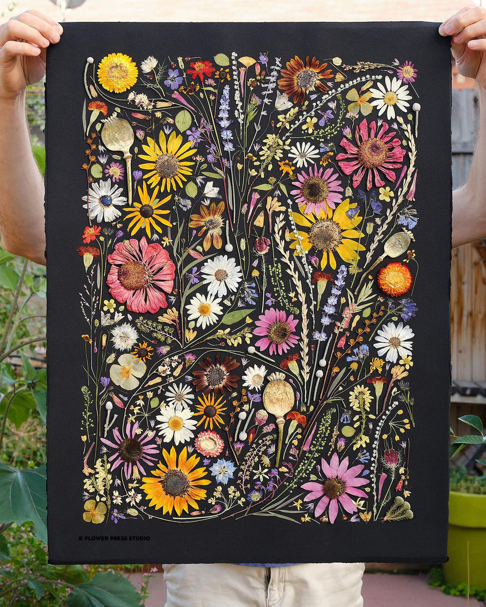 Flower Press Studio: Spring into Happiness — USA Cobble Hill Puzzles