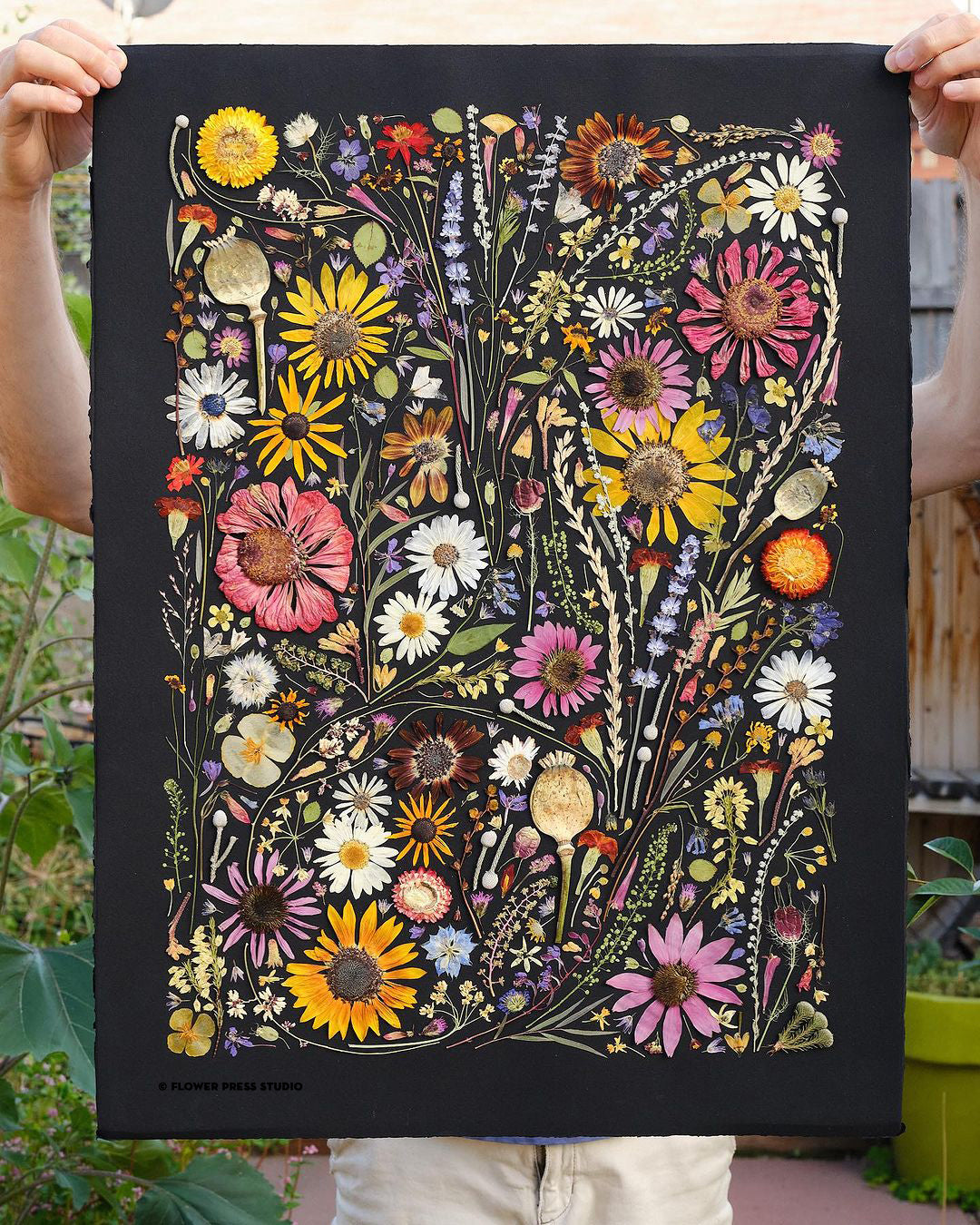 Flower Press Studio: Spring into Happiness — USA Cobble Hill Puzzles