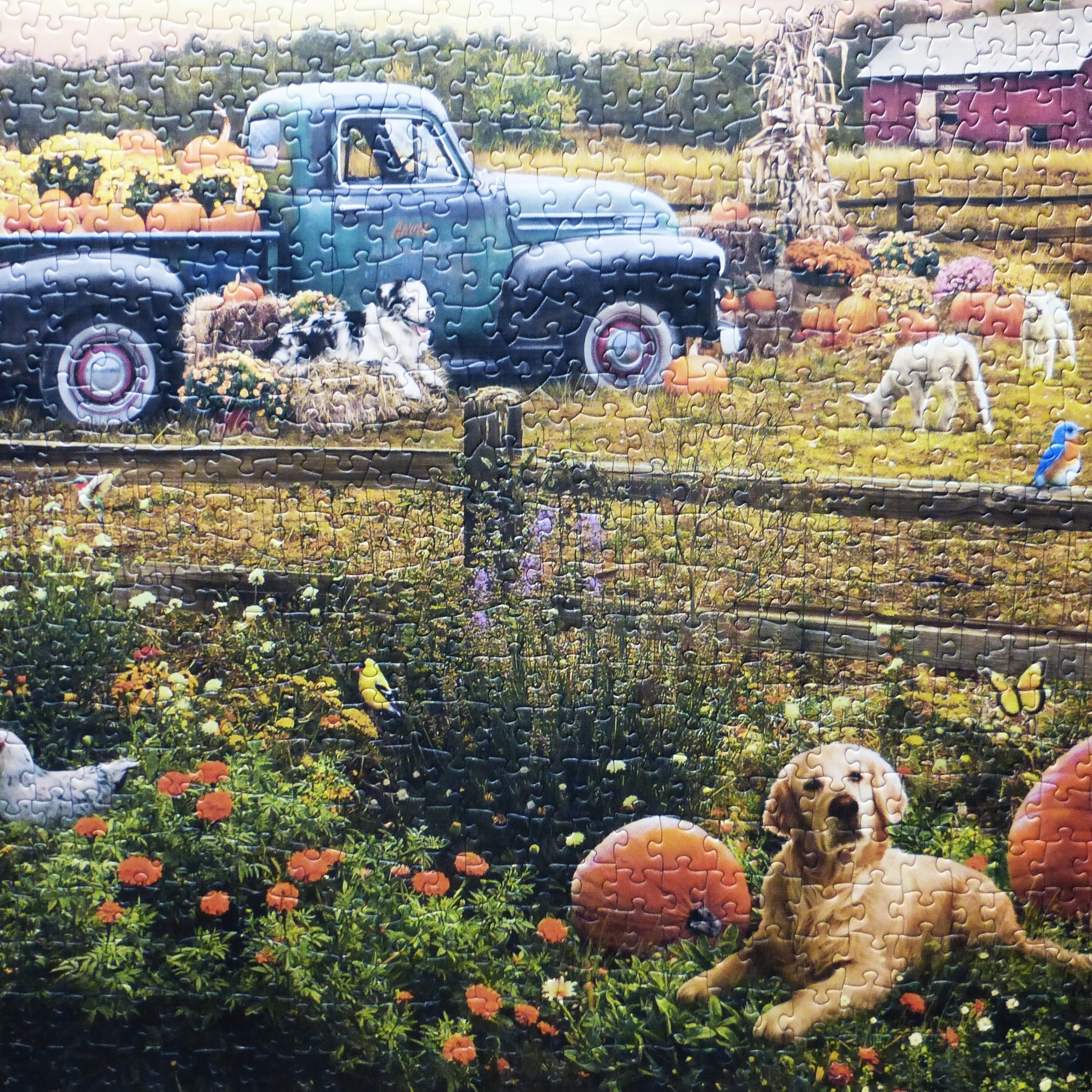 Cobble Hill Rural Route Puzzle — 1000 Piece Nostalgic Country Scene