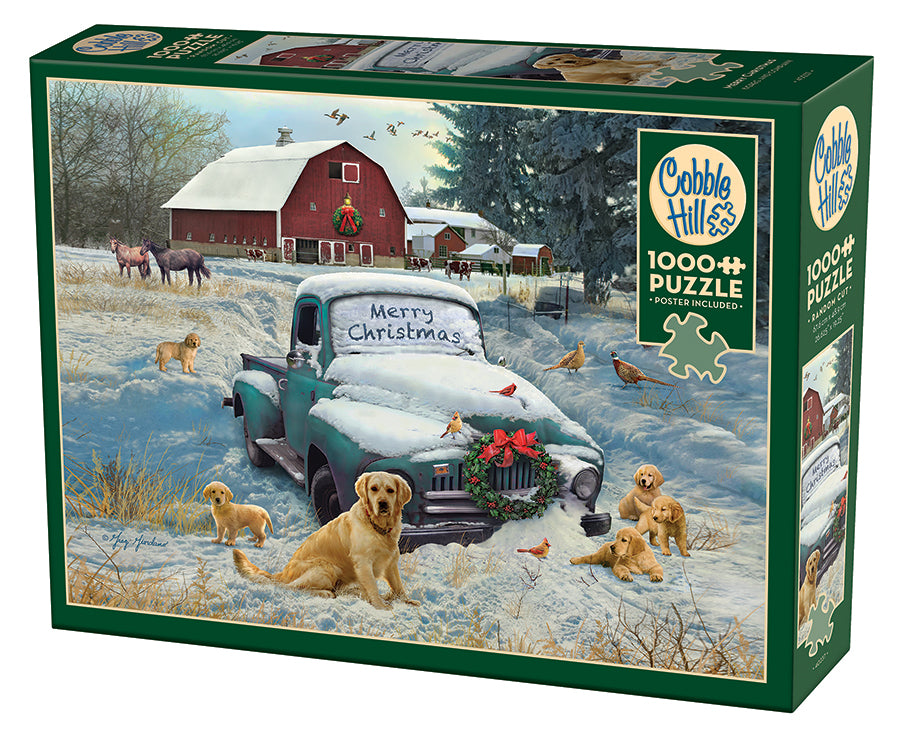 Merry Christmas | 1000 Piece - Cobble Hill Puzzles — USA Cobble