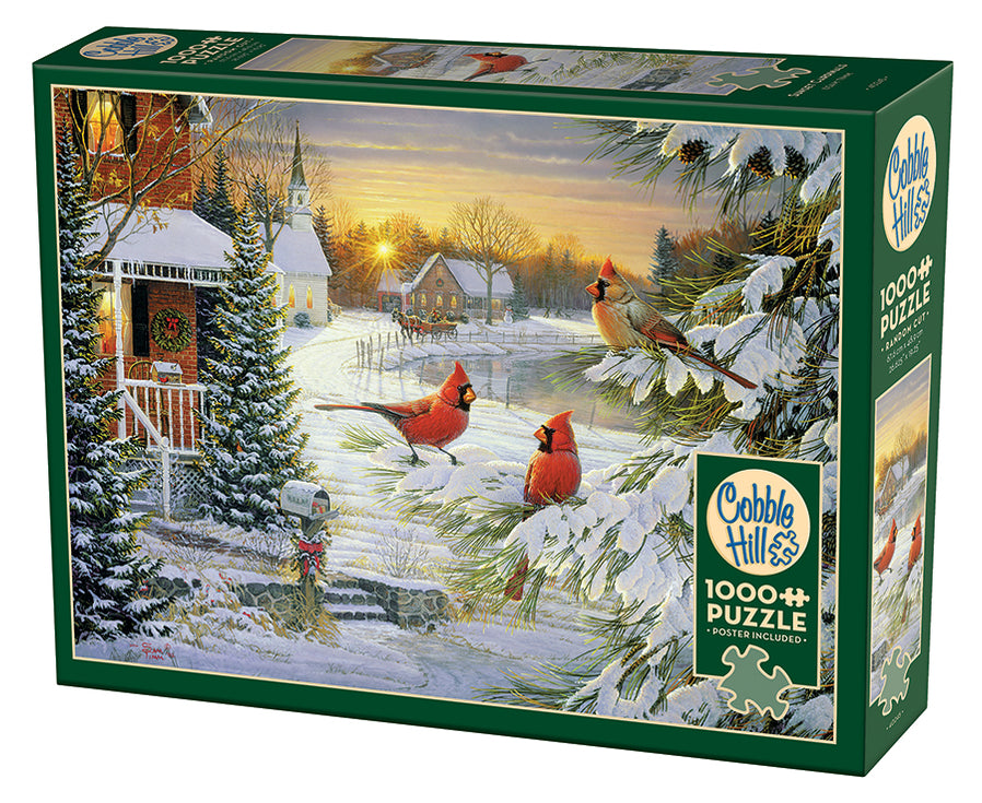 Sunset Cardinals | 1000 Piece - Cobble Hill Puzzles — USA Cobble Hill ...
