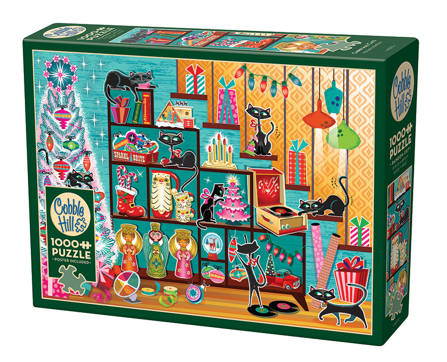 Christmas Cats | 1000 Piece - Cobble Hill Puzzles — USA Cobble