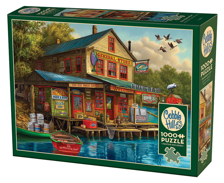 Bob's Beer & Bait | 1000 Piece - Cobble Hill Puzzles — USA Cobble