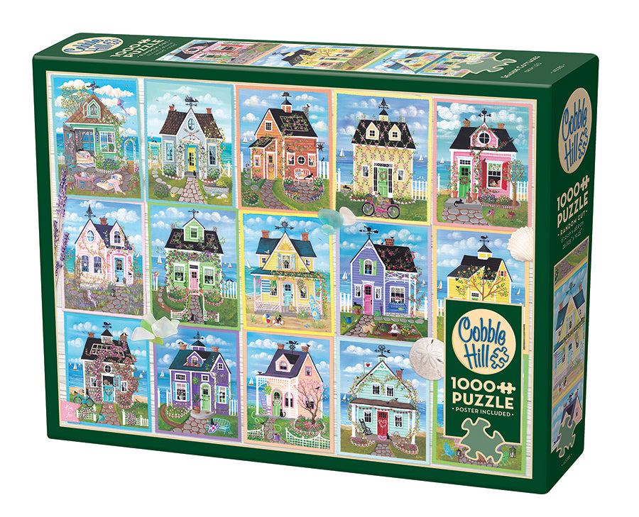 Seaside Cottages | 1000 Piece - Cobble Hill Puzzles — USA Cobble