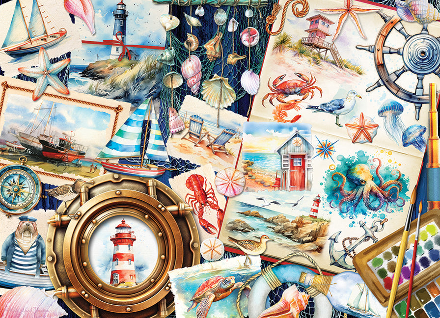 Puzzle Cobble Hill 1000 Pezzi – Nozioni Di Cucito – Collage Vintage Per Sarte E Appassionati