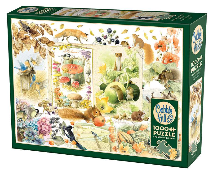 Cobble Hill Garden Birds in Autumn Puzzle 500pcs - Puzzles Canada Cobble Hill Garden Birds in Autumn Puzzle 500pcs - Puzzles Canada