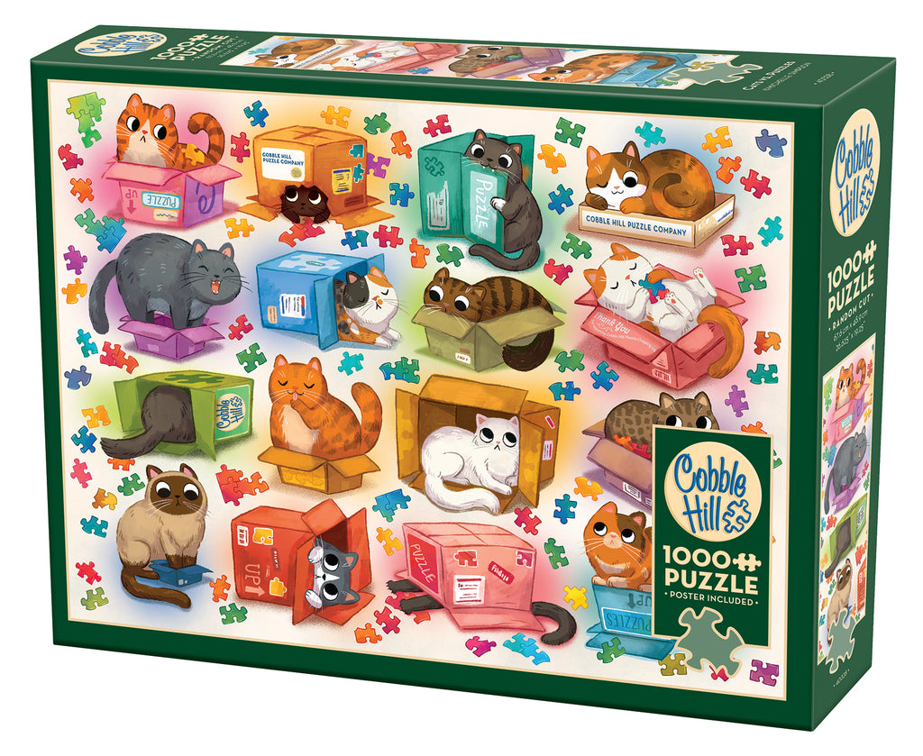 Puzzle 1000 Pezzi Clementoni Cobble Hill - Puzzle 1000 Pezzi, Gatto Tra Puzzle 1000 Pezzi Clementoni Cobble Hill - Puzzle 1000 Pezzi, Gatto Tra