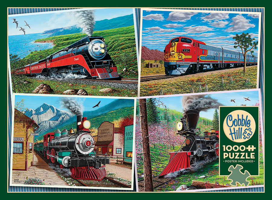 Historic Locomotives | 1000 Piece