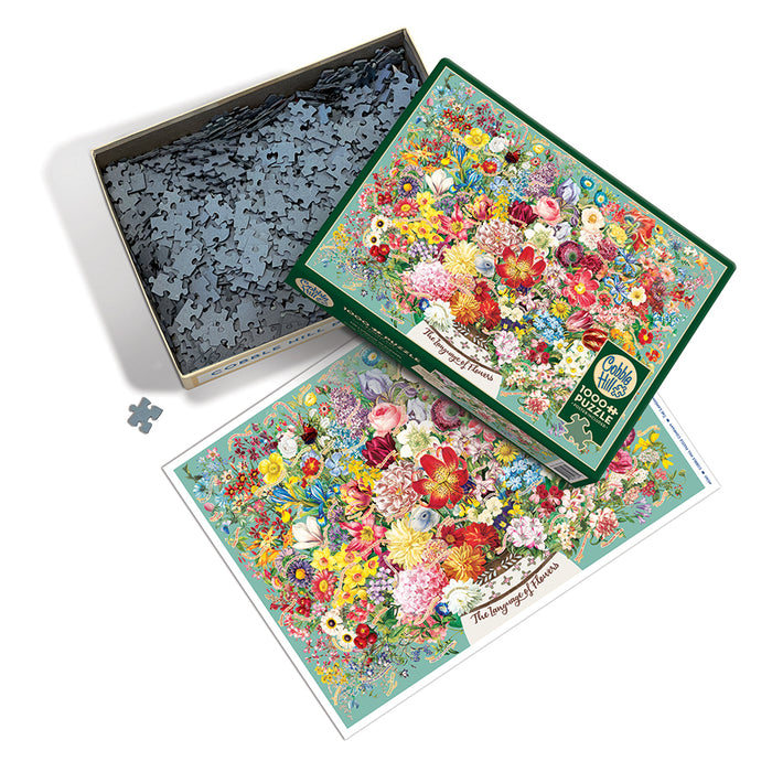 Puzzle Luccicanti da Pesca 1000 pezzi COBBLE HILL Puzzle Luccicanti da Pesca 1000 pezzi COBBLE HILL
