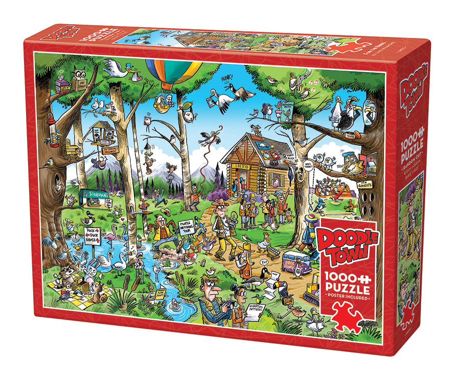 DoodleTown: Birdwatcher's Paradise | 1000 Piece - Cobble Hill