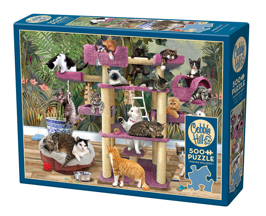 Jungle Cats | 500 Piece - Cobble Hill Puzzles — USA Cobble Hill