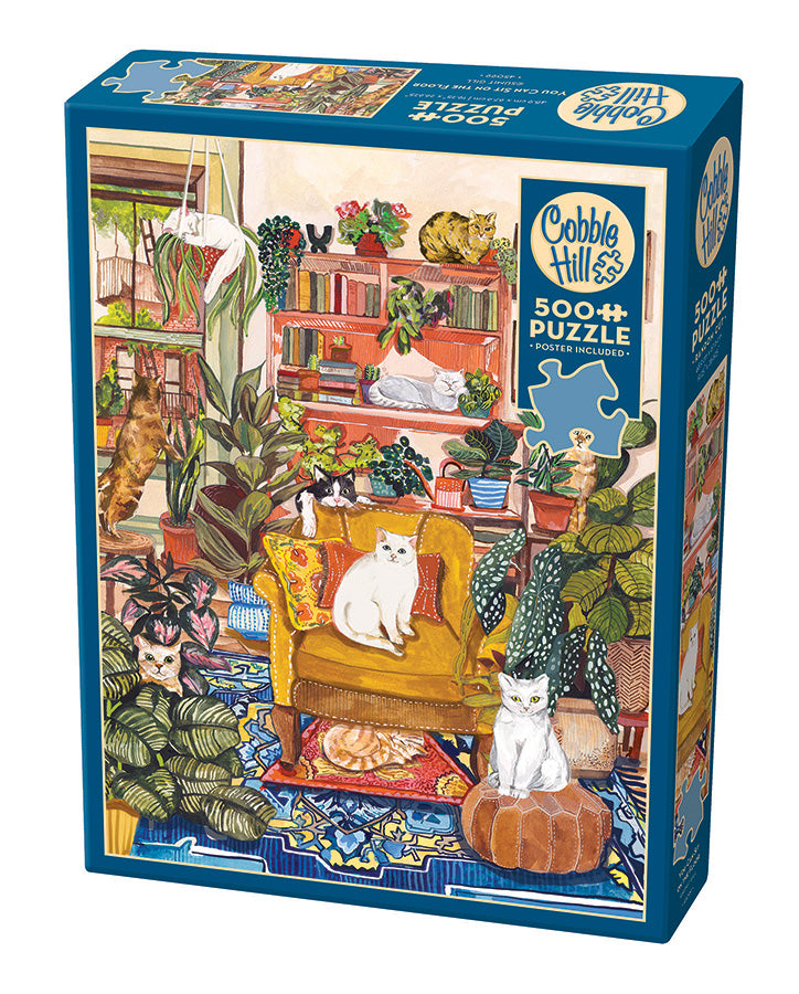 You Can Sit on the Floor | 500 Piece - Cobble Hill Puzzles — USA