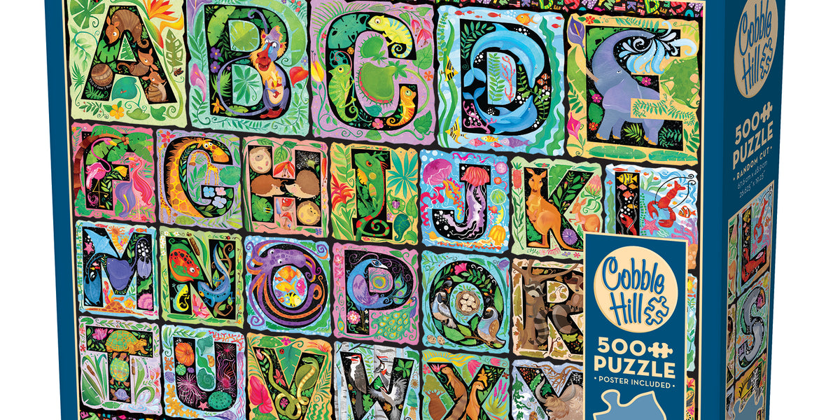 A to Z | 500 Piece - Cobble Hill Puzzles — USA Cobble Hill Puzzles