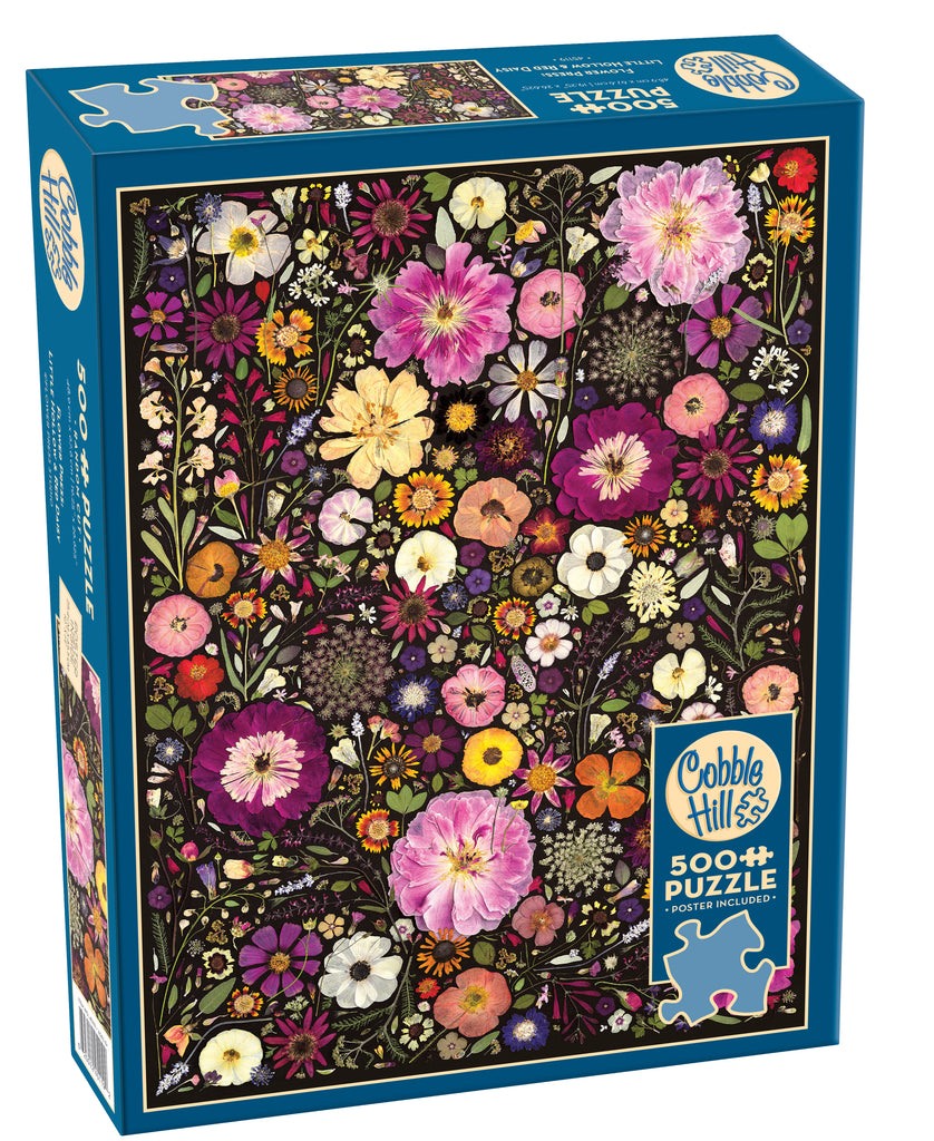 Flower Press: Little Hollow & Red Daisy | 500 Piece - Cobble Hill
