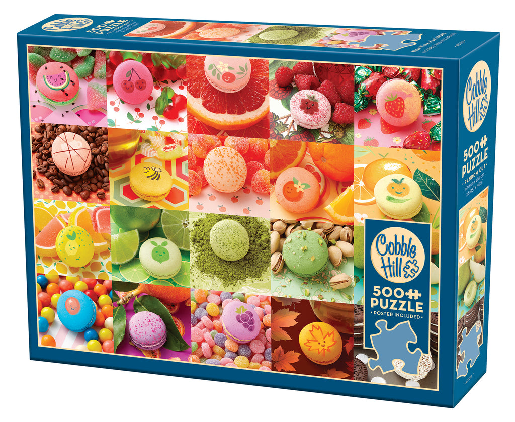 Nom Nom Macarons | 500 Piece - Cobble Hill Puzzles — USA Cobble