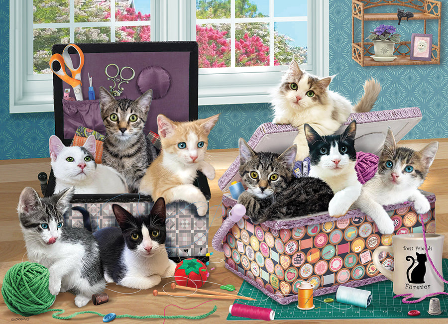 Crafty Kittens | 500 Piece