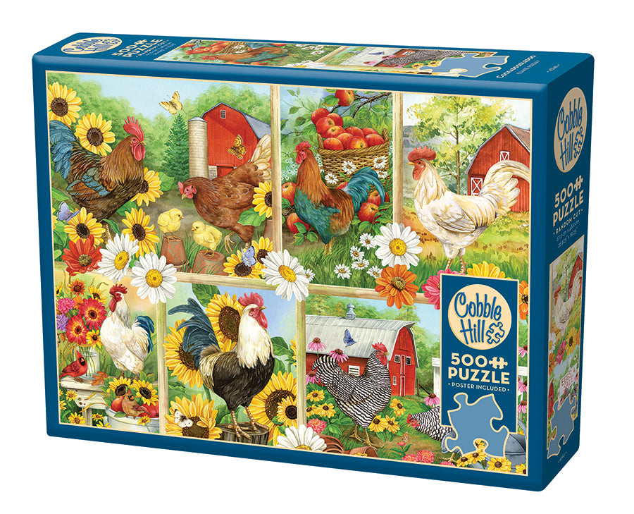 Cockadoodledo | 500 piece — USA Cobble Hill Puzzles