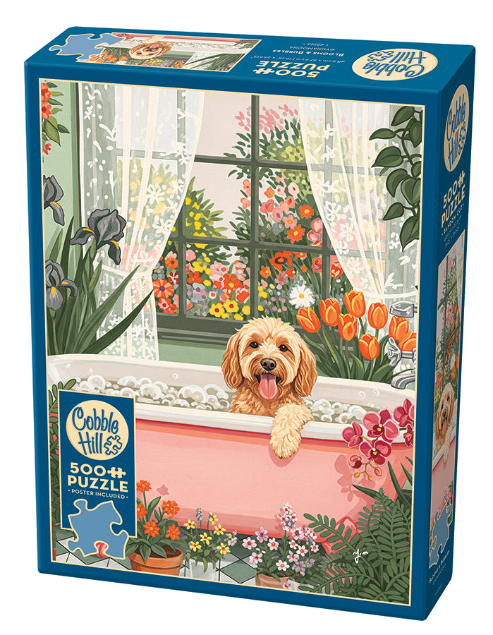 Bloom and Bubbles | 500 Piece — USA Cobble Hill Puzzles