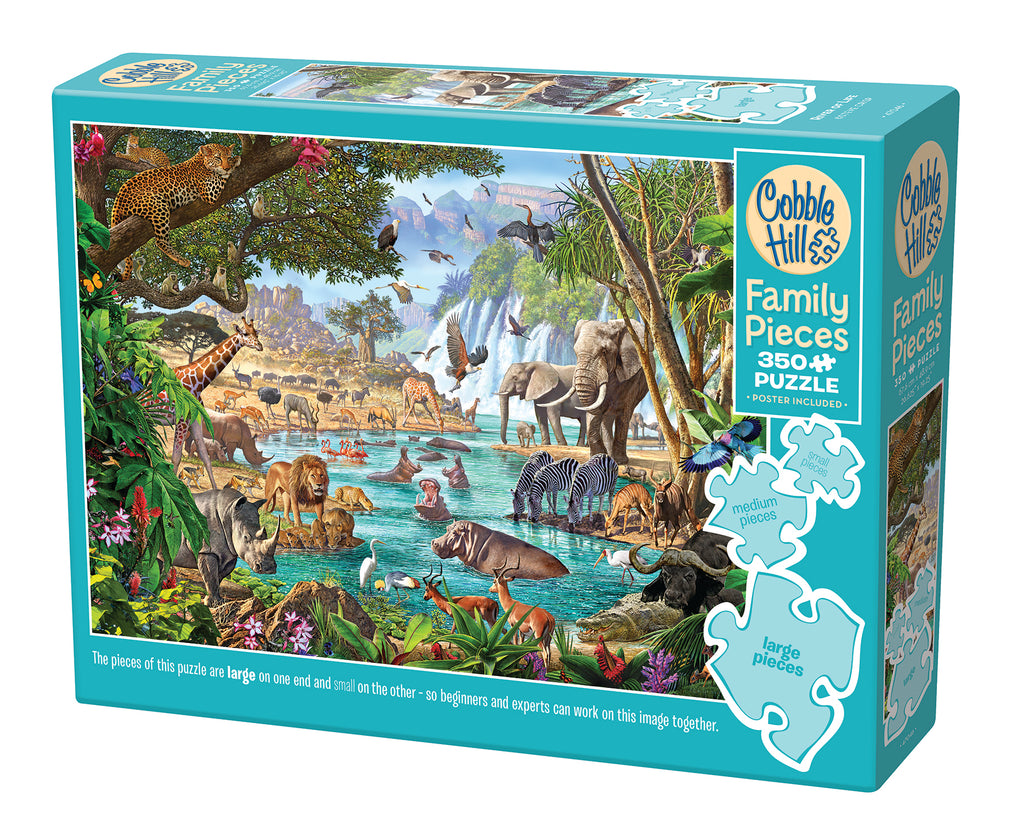 River of Life | Family Pieces 350 - Cobble Hill Puzzles — USA