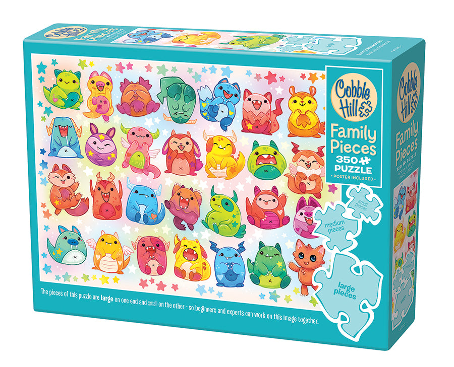 Little Monsters | Family Pieces 350 — USA Cobble Hill Puzzles