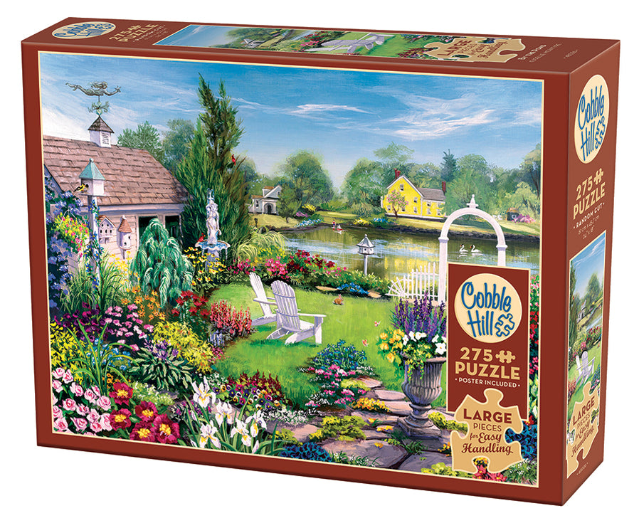 thumbnail image 2 of Lazy Day On The Dock - 275 Piece Jigsaw Puzzle By Cobble Hill 2 of 11