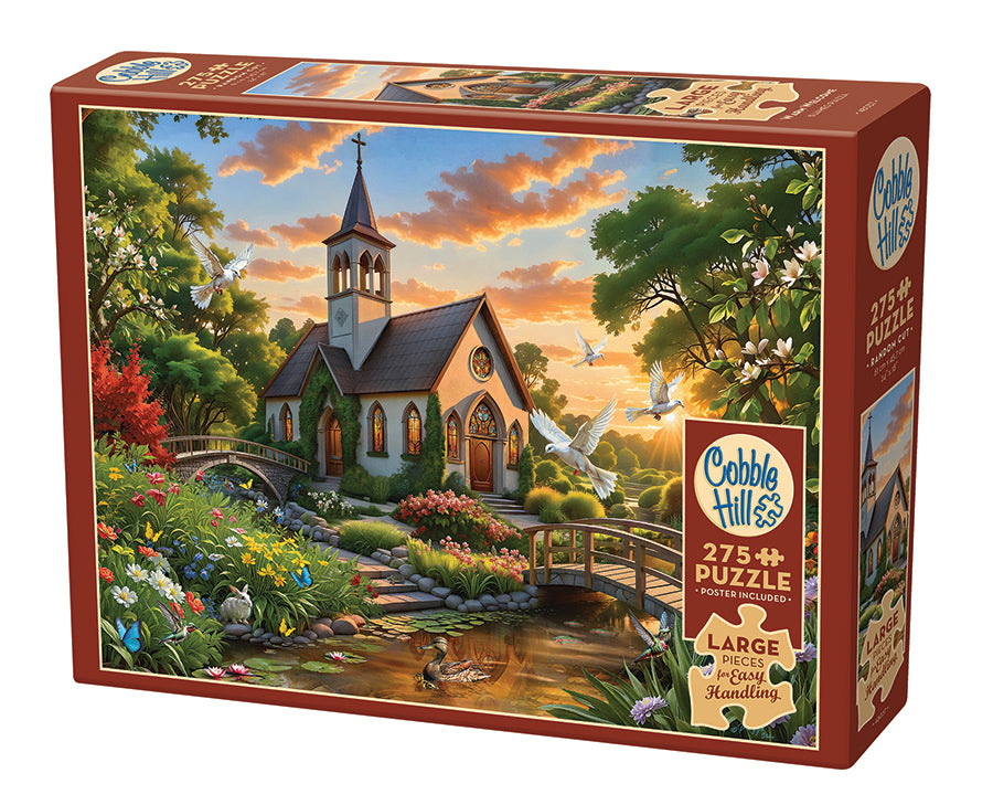 Welcom Spring Puzzle Warm Welcome | Easy Handling 275 Piece | AI Assistance | Cobble Hill ...