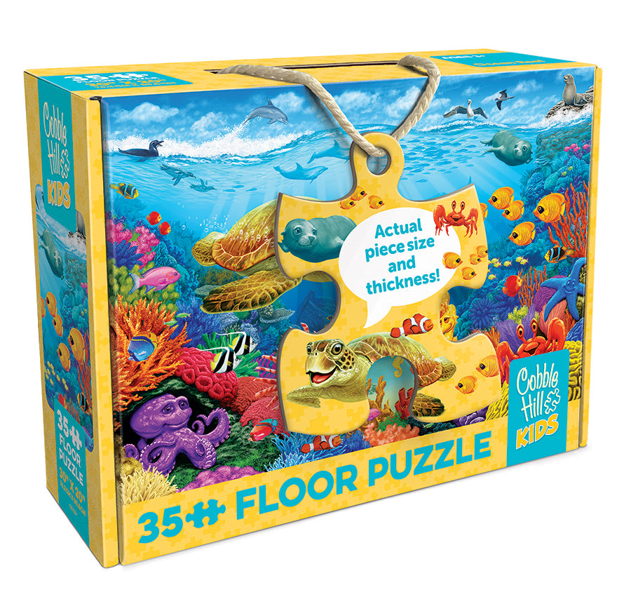 Ocean Reef | Floor Puzzle 35pc | 55131 | Cobble Hill Puzzles