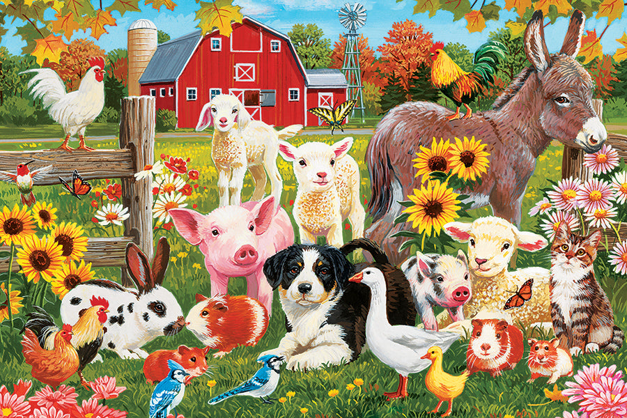 Farmyard Greetings | Floor Puzzle 35pc