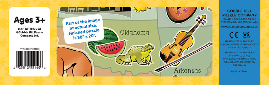 Map of the USA | Floor Puzzle 35pc