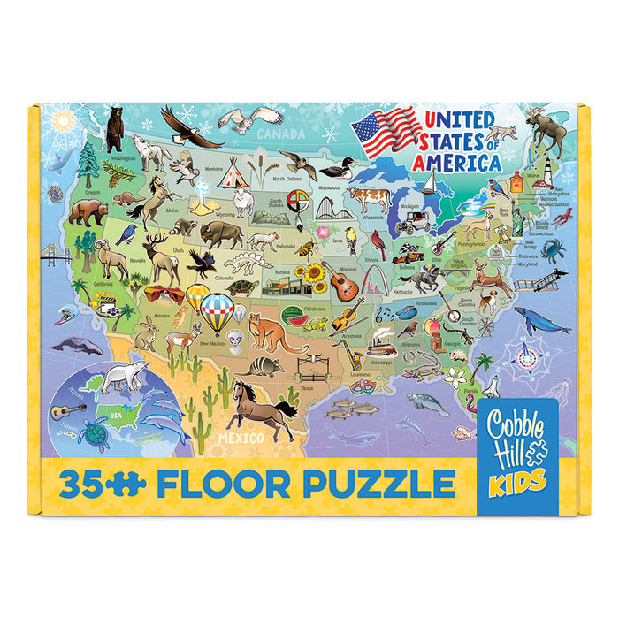 Map of the USA | Floor Puzzle 35pc