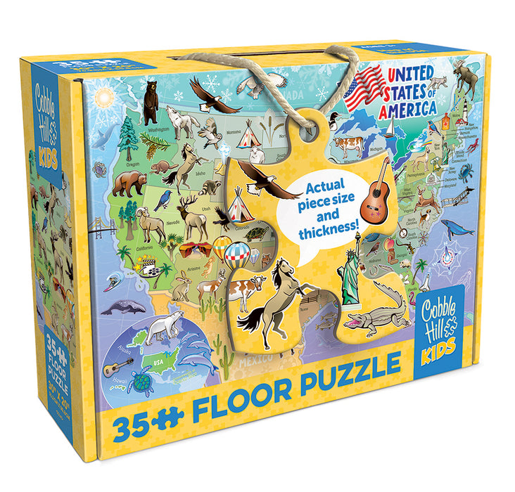 Map of the USA | Floor Puzzle 35pc