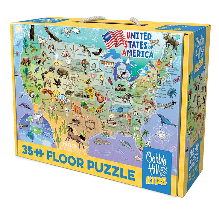 Map of the USA | Floor Puzzle 35pc