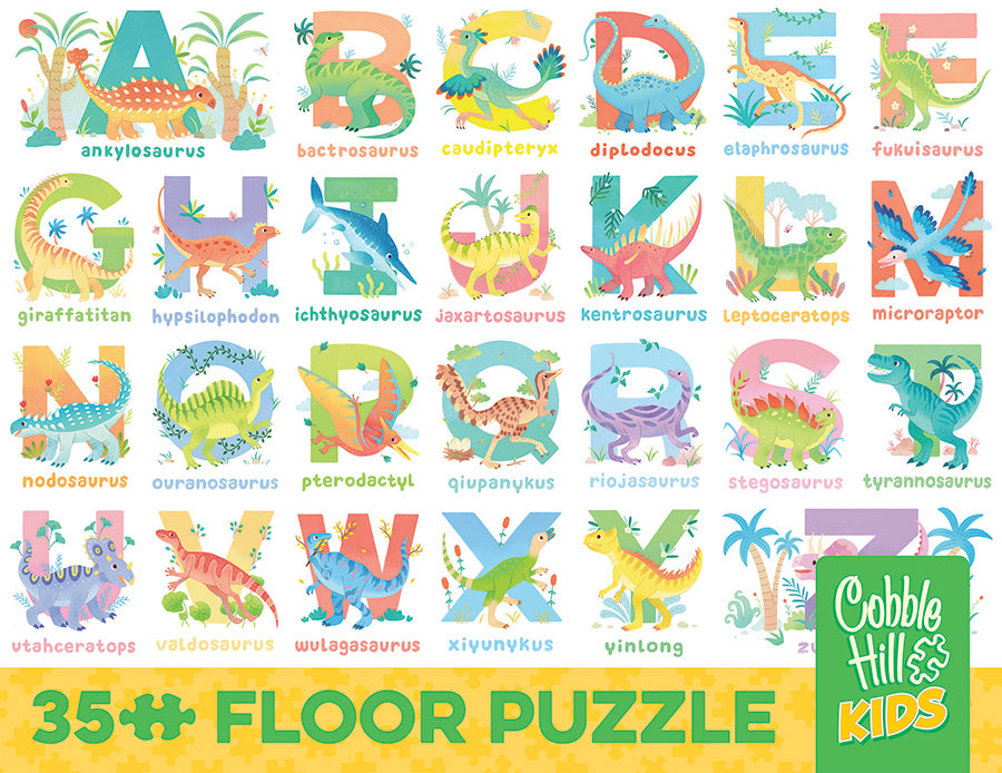 Dinosaur Alphabet | Floor Puzzle 35pc