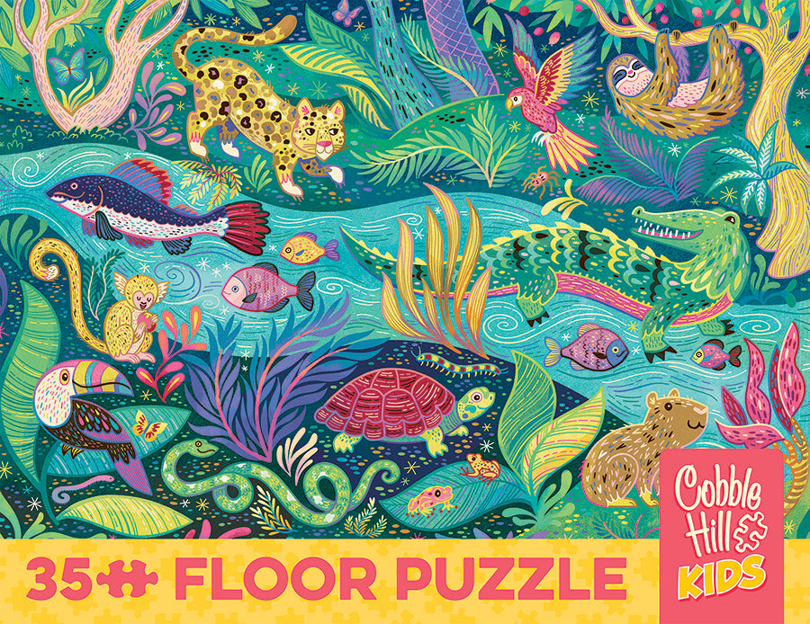 In the Rainforest | Floor Puzzle 35pc