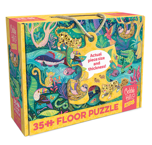 In the Rainforest | Floor Puzzle 35pc | 55143 | Cobble Hill