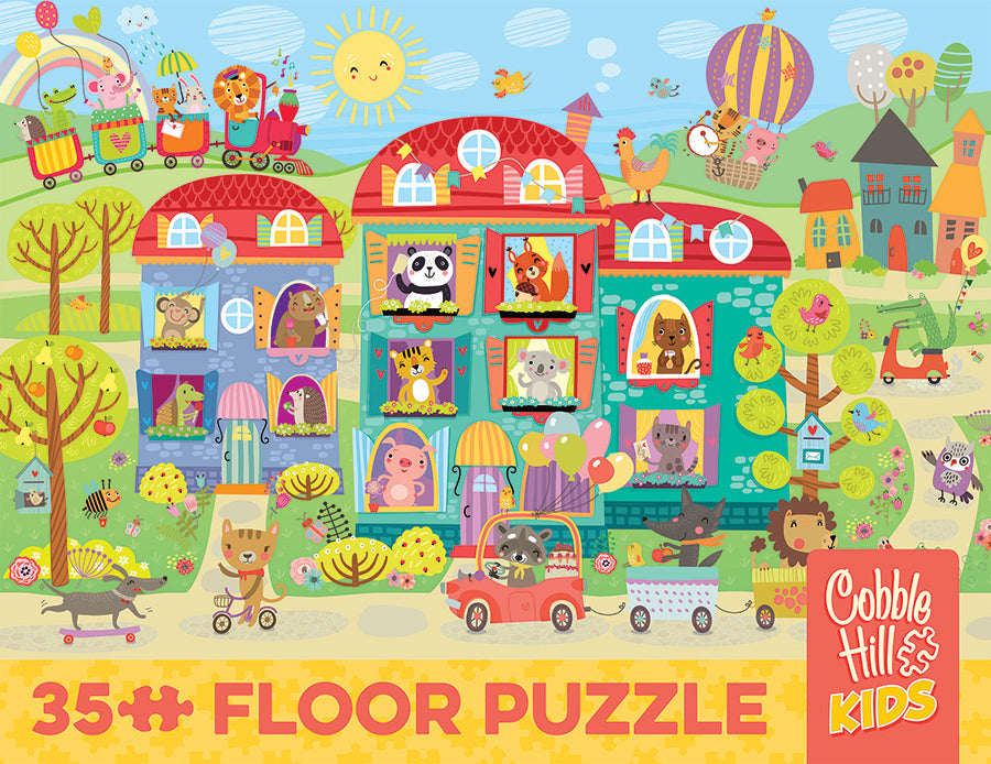 Friendly Neighbors | Floor Puzzle 35pc