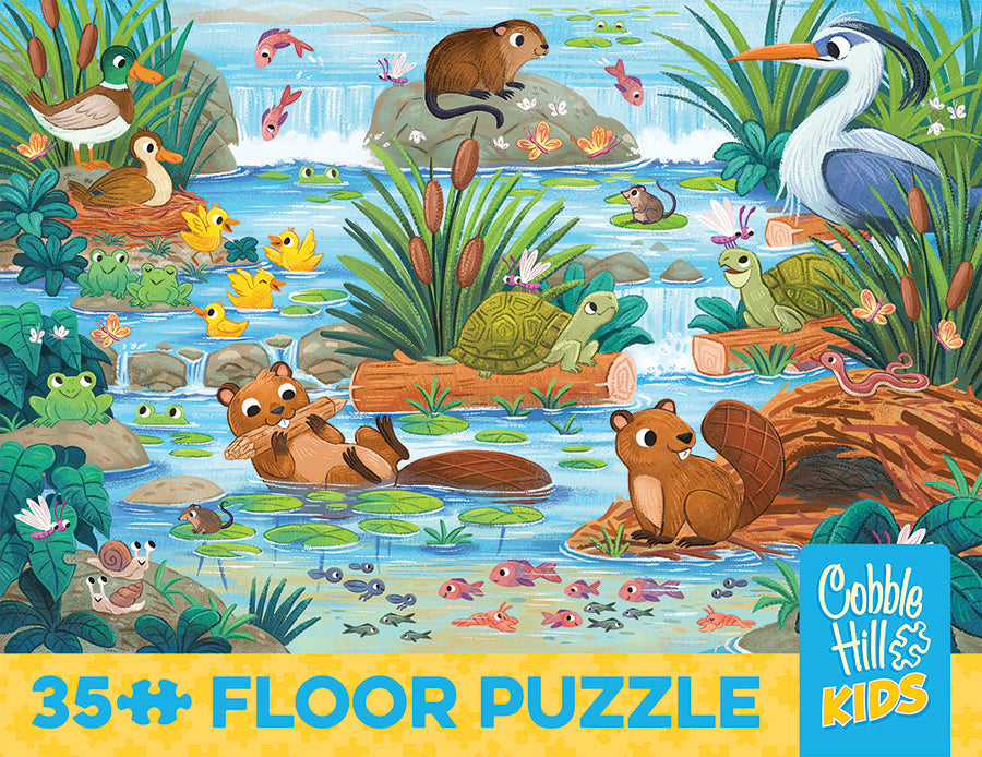 Beaver and Friends | Floor Puzzle 35pc