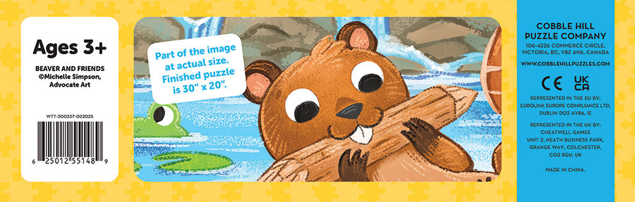 Beaver and Friends | Floor Puzzle 35pc