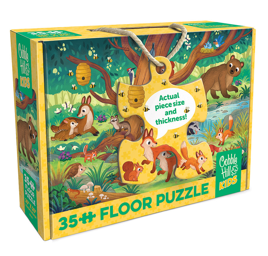 Bear and Friends | Floor Puzzle 35pc | 55149 | Cobble Hill Puzzles