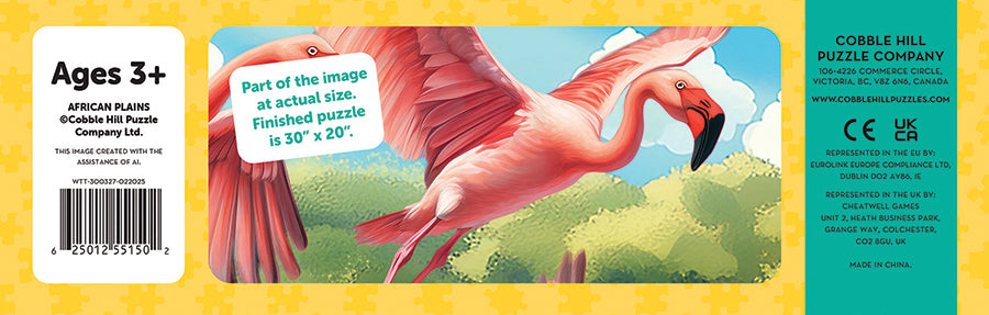 African Plains | Floor Puzzle 35pc | AI Assistance