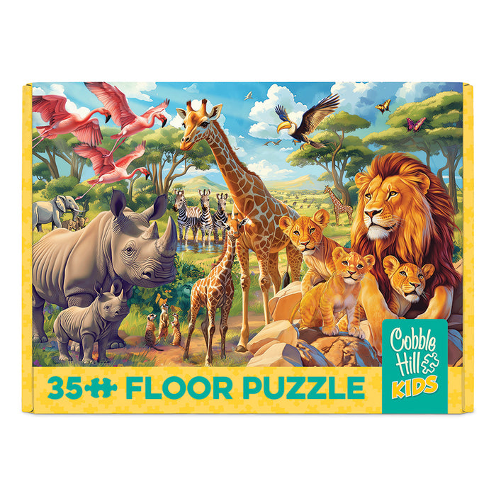 African Plains | Floor Puzzle 35pc | AI Assistance