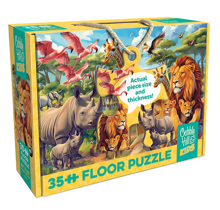 African Plains | Floor Puzzle 35pc | AI Assistance