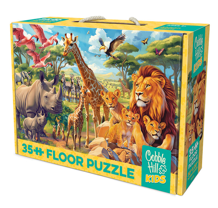 African Plains | Floor Puzzle 35pc | AI Assistance