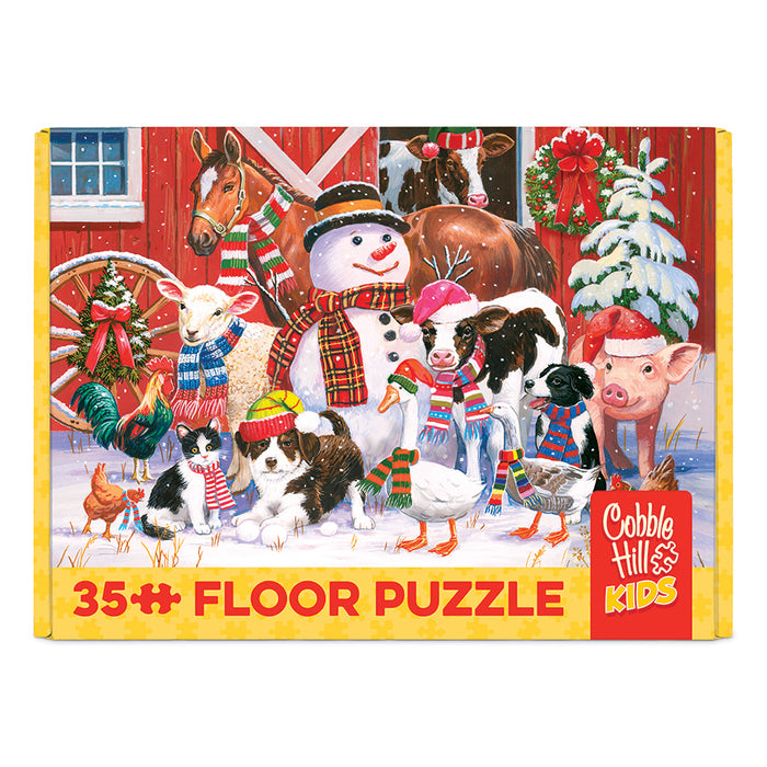 Festive Farmyard Greetings | Floor Puzzle 35pc