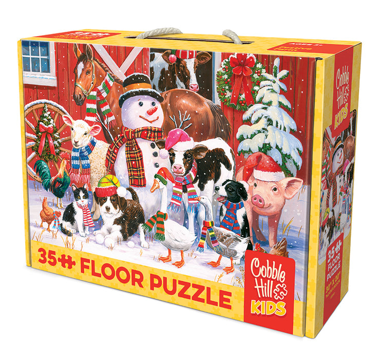 Festive Farmyard Greetings | Floor Puzzle 35pc