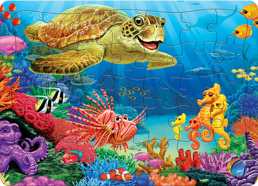 Undersea Turtle (tray) | 35 Piece Tray