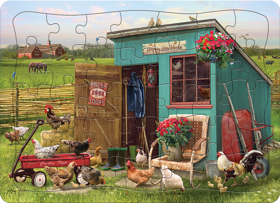 Happy Hens (tray) | 35 Piece Tray