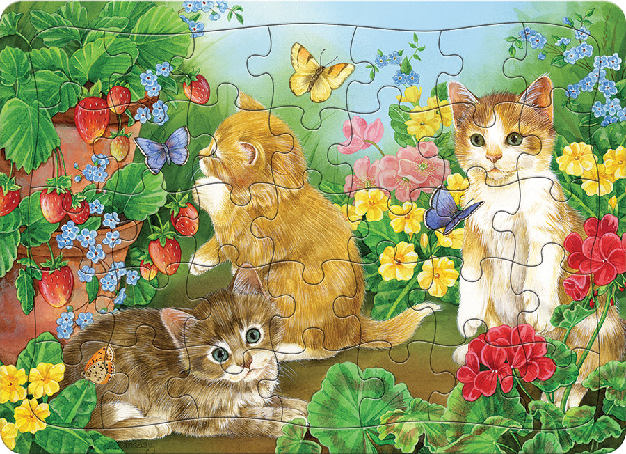 Kitten Playtime (tray) | 35 Piece Tray