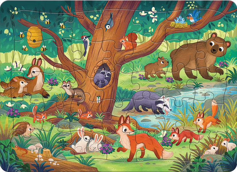 Forest Scene | 35 Piece Tray - Cobble Hill Puzzles — USA Cobble
